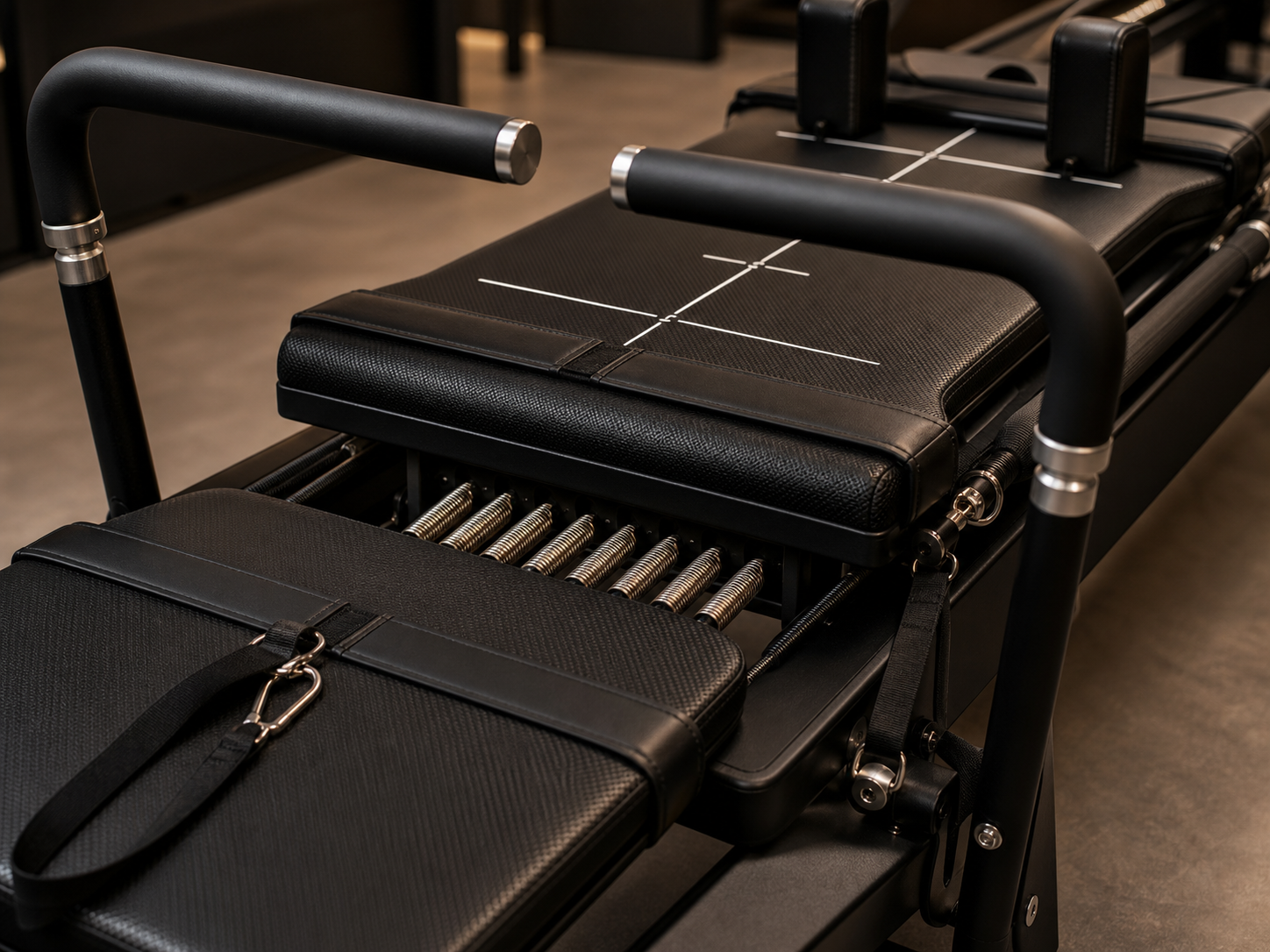 Commercial reformer machine spring and carriage detail